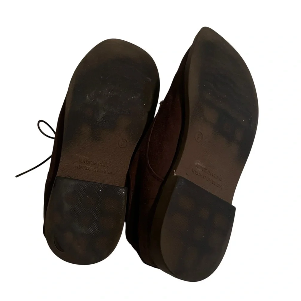 Old Navy Men's Size 9 Faux-Suede Bucks Dress Shoes Dark Brown Chocolate Brown